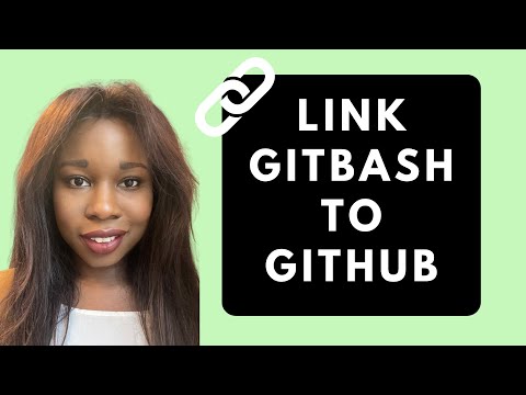 How to configure Git and link GitBash to GitHub account