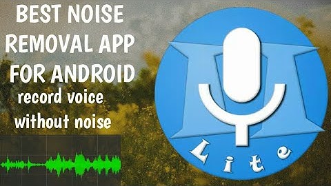 How to remove noise from voice | noise removal app | record voice without noise | android | RecForge