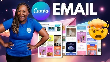 Design EMAIL NEWSLETTERS Using the NEW CANVA EMAIL Templates🎉