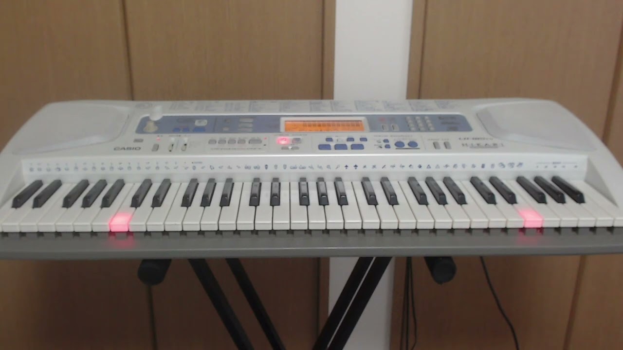 CASIO LK-180TV - YAMAHA PSR-E423 CD-ROM Bonus Songs - YouTube