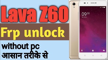 Lava z60 frp unlock Or Google account bypass without pc @VishwakarmaMobilesolution