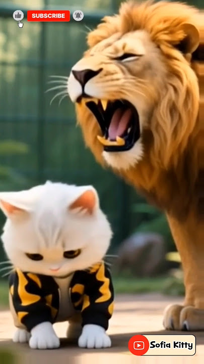 singa mengaum, kaget woy 😱😂 #shorts #shortsfeed #youtubeshorts #animation #funny #ai #alfajack #lucu