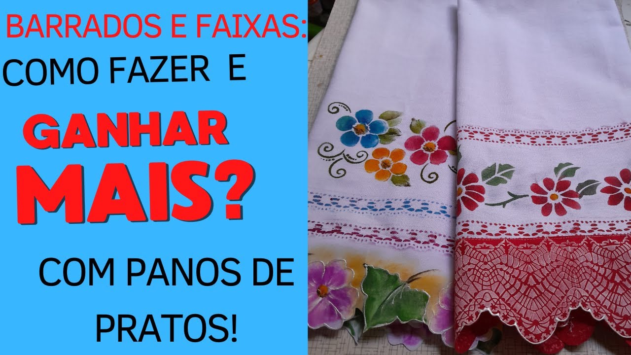 O segredo dos barrados artesanais: Aumente seus lucros com panos de pratos!