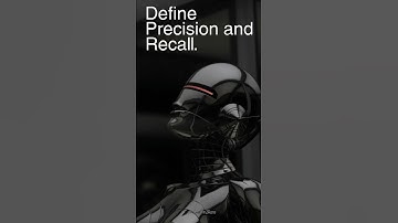 Today’s Question: Define Precision and Recall? #machinelearning #interviewprep #datascience