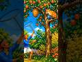 Fox on Apple Tree Gets Bees Angry | Funny Bee Chase Story #aianimation #youtubeshorts #ai #ytshorts