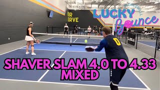 Shaver slam mixed doubles 4.0 to 4.33 pool game ￼￼￼