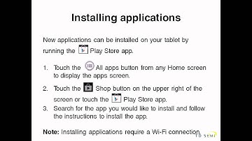 How to Use Android 4.2.2 on Tron Tab Mega Tablet - Lesson 4: Managing Applications