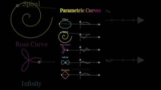 Parametric Curve Animation Explained | Ellipse Spiral Rose Lemniscate Visualized #maths #parametric