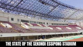 This Is The Current State Of The Abandoned Sekondi Essipong Sports Stadium - Very Terrible 😩