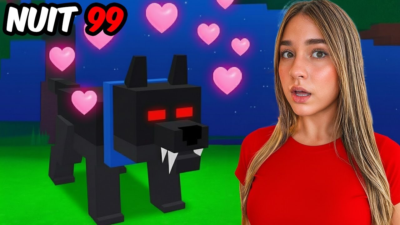 Survivre 99 NUITS avec un LOUP dans la FORÊT 🐺 (MAJ ANIMAUX DE COMPAGNIE)