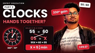 Clock Aptitude Tricks Part 2 | Hands Together Problems | Easy Shortcut Method | Esprit Education