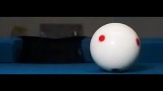 Billiards Draw shot (back spin) in slow motion video 2(, 2016-02-13T07:24:32.000Z)