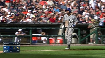 TEX@DET: Moreland knocks in Andrus with a double