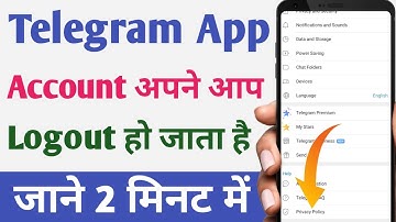 Fix Telegram Account Automatically Logout Problem
