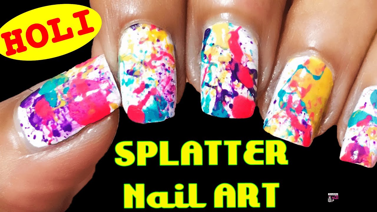 6. Colorful Nail Art Canvas - wide 11