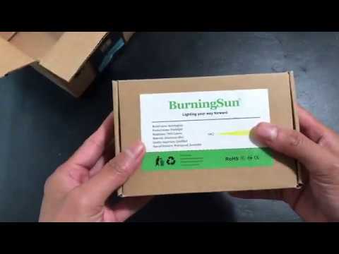 #UNBOXING BurningSun USB Bike Light Bike Headlight Runtime 8+ Hours 400