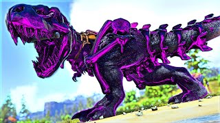 Evolving the Skeletonized T-Rex! But How Powerful is it?! | ARK MEGA Modded #45