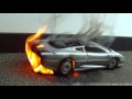 Model jaguar xj220 flaming burnout  supercars on fire