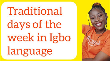 Days of the week in Igbo language