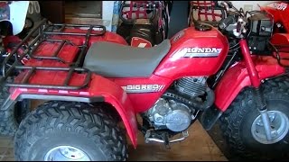 1986 Honda Big Red 250Es Atc - Gas Tank Swap