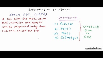 Data structures: Introduction to stack