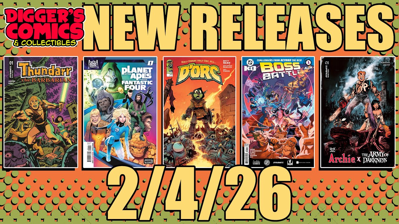 New Comic Book Releases for 2-4-2026! - YouTube