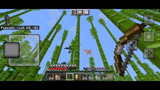 testeando al Fly Skeleton El valle de los huesos secos Addon Minecraft bedrock