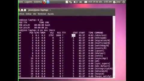 Gestion de Procesos GNU LINUX