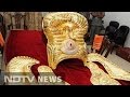 KCR Keeps Vow Telangana Pays 3 Crores For 11 Kg Gold Crown For Goddess