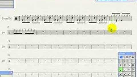 Sibelius Level 2 Drum Notation Tutorial Lesson