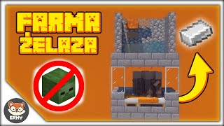 NAJLEPSZA FARMA ŻELAZA BEZ ZOMBIE W MINECRAFT 1.16+