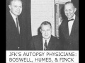 1977 INTERVIEWS WITH TWO OF JFK'S AUTOPSY DOCTORS, JAMES HUMES AND J. THORNTON BOSWELL