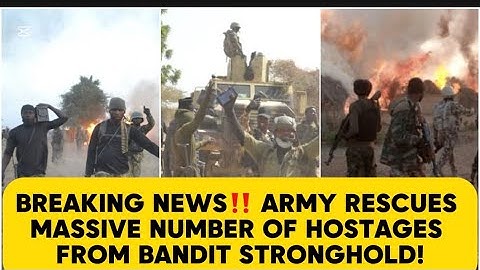BREAKING NEWS‼️ ARMY RESCUES MASSIVE NUMBER OF HOSTAGES FROM BANDIT STRONGHOLD!