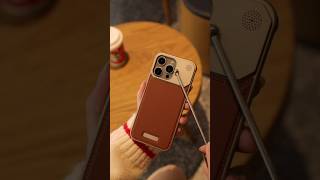 Aluminum and Leather Combination Apple Case ? tech phone short smartphone