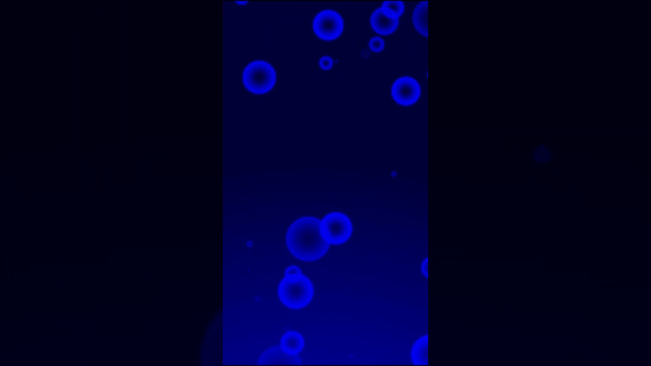 Neon blue bubbles | abstract | background | 