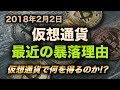 【仮想通貨 暴落理由 2月2日】仮想通貨で何を得るのか!?