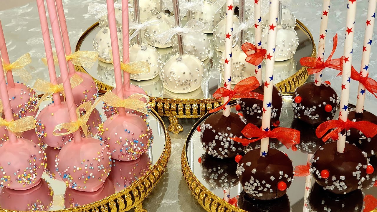 تحضير أطيب وأحلى كيك بوبس للحفلات والمناسبات- Cake Pops