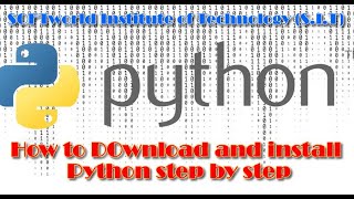 Learn Python with S.I.T #1 | How to install Python on Windows