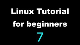 linux tutorial for beginners - 7 - copy move and rename files