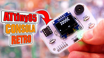 Consola Retro Con ATtiny85 y Arduino | Multiples Juegos