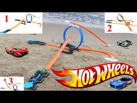 Хот Вилс с трассами и машинкой распаковка игрушки / Hot Wheels Track Builder DGD29
