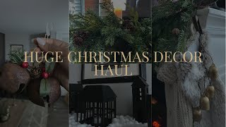 CHRISTMAS 2022 DECOR HAUL | TARGET + WALMART + JOANN FABRICS + AT HOME !