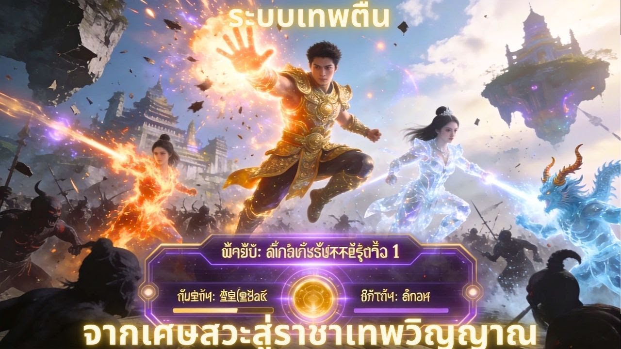 ⚡ ระบบเทพตื่น! จากเศษสวะสู่ราชาเทพวิญญาณ | #สปอยซีรีส์ #ระบบ