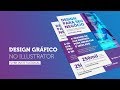 Design gráfico no Illustrator - Flyer institucional