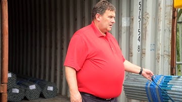 Big Bertha Container Crane Unloading