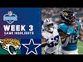 Jacksonville Jaguars vs. Dallas Cowboys | Preseason Week 3 2021 NFL Game Highlights