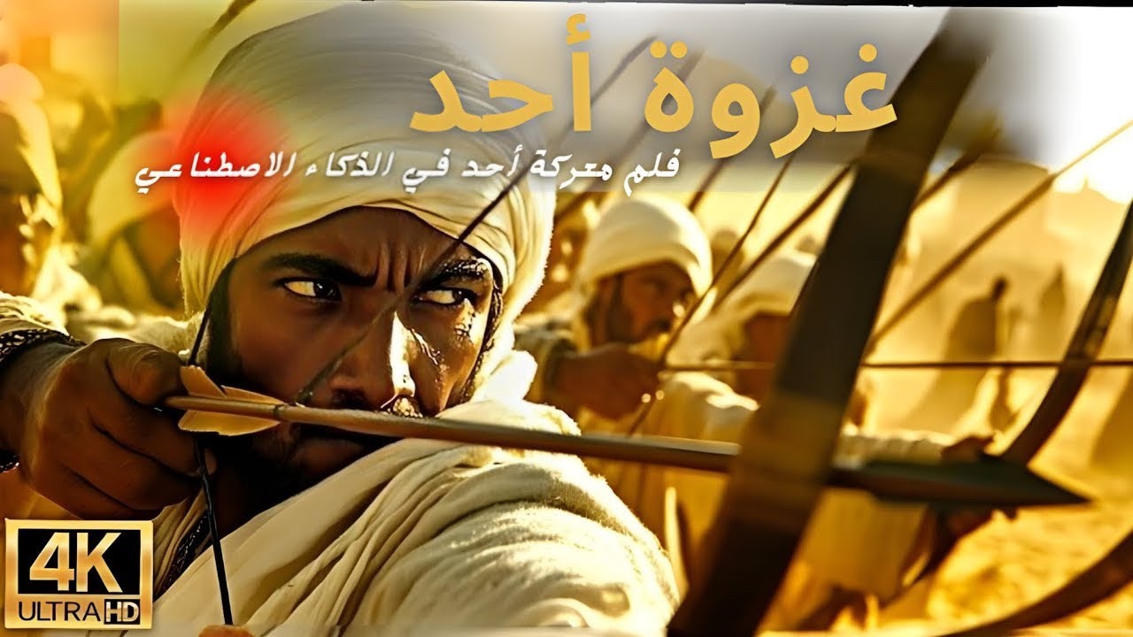 فلم معركة أحد بذكاء الاصطناعي 700 مقاتل أمام 3000 مقاتل| #رسول_الله