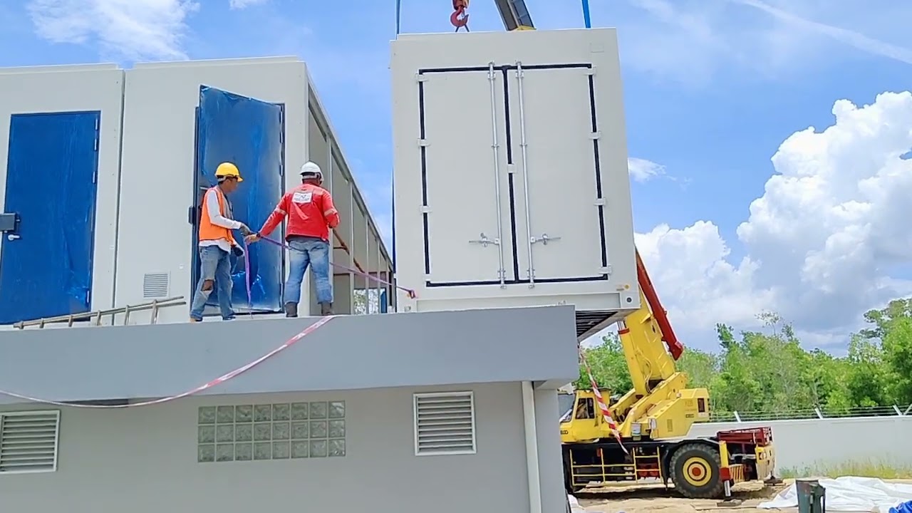 installation of Modular Control Room for Substation 