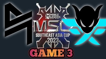 BLACKLIST VS FIMP GAME 3 KNOCKOUT STAGE - MSC 2023 (FILIPINO)