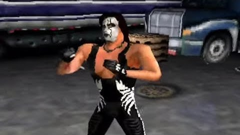 Sting entrance video & outfits - WCW Backstage Assault (PlayStation)